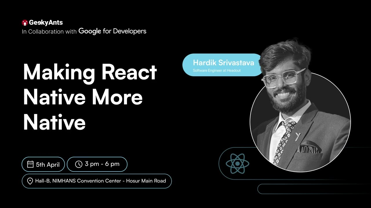 Talk: Making React Native More Native | Turbo Modules in React Native - Hardik Srivastava