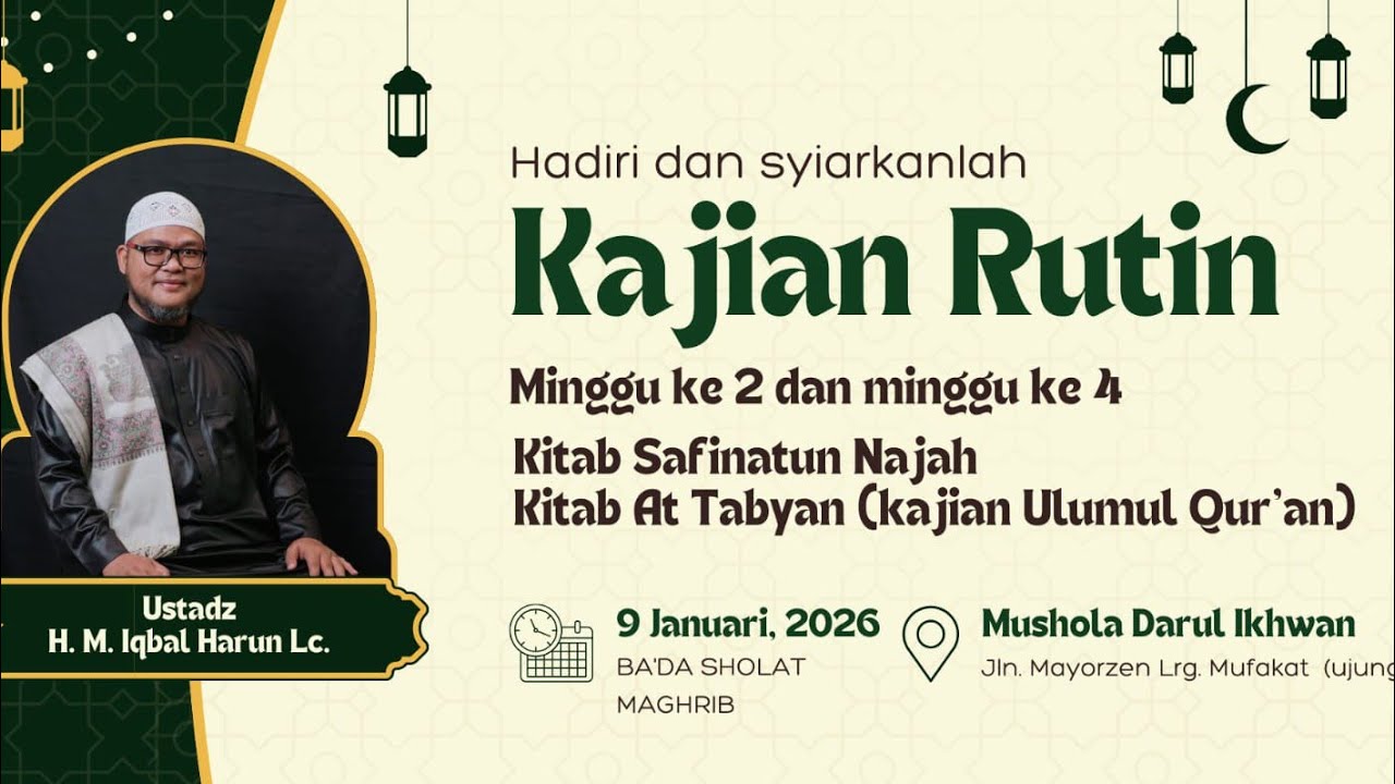 Pembahasan Kitab At Tibiyan fii Adabi Hamalatil Qur'an. Karangan Imam Nawawi.