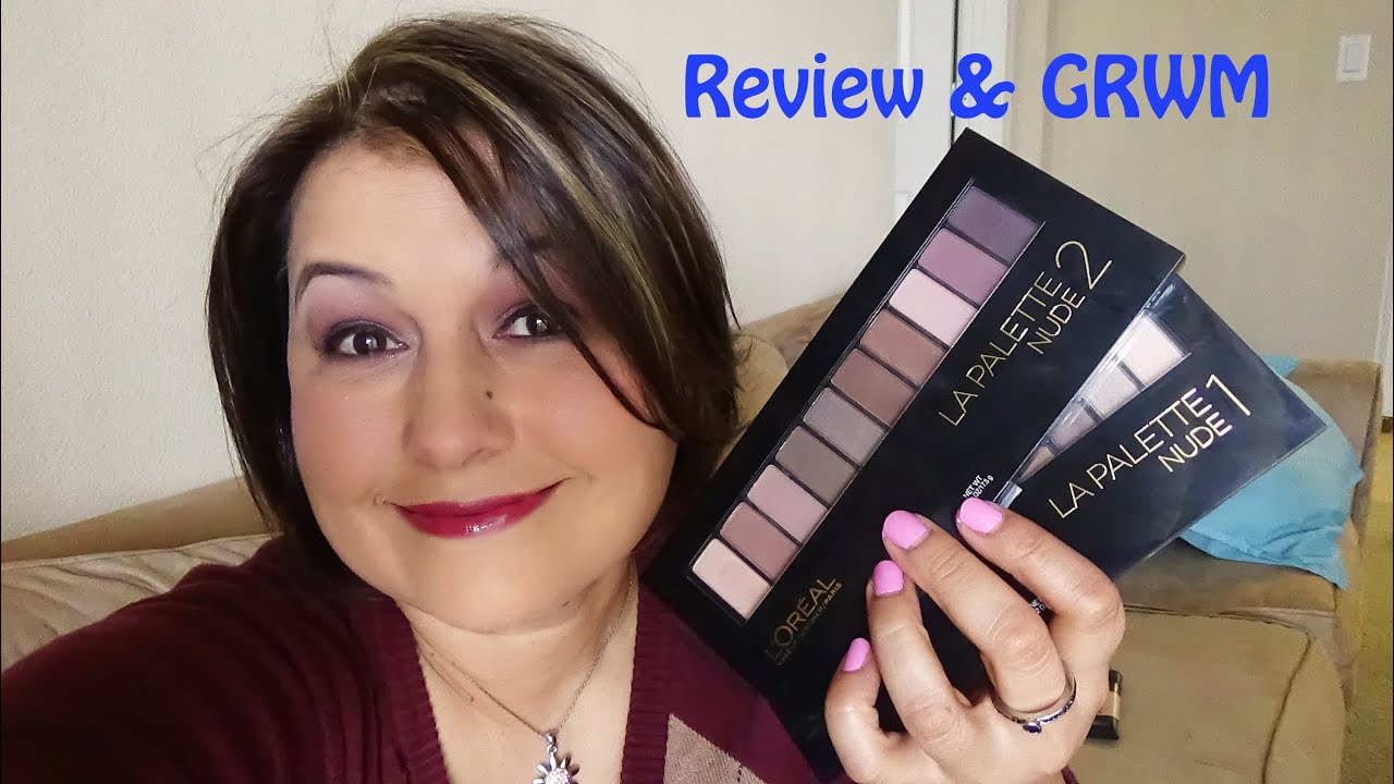 L'Oreal La Palette Nude 1 & 2 / Review & GRWM