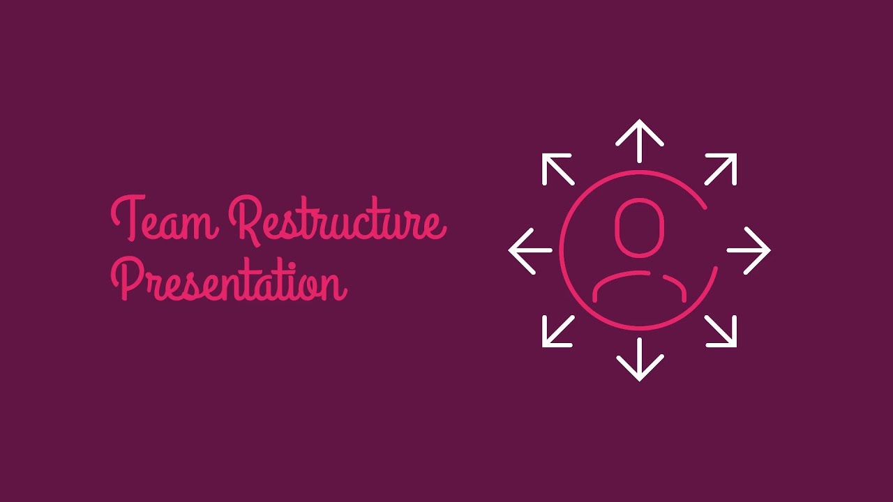Team Restructure Presentation Video Template (Editable)