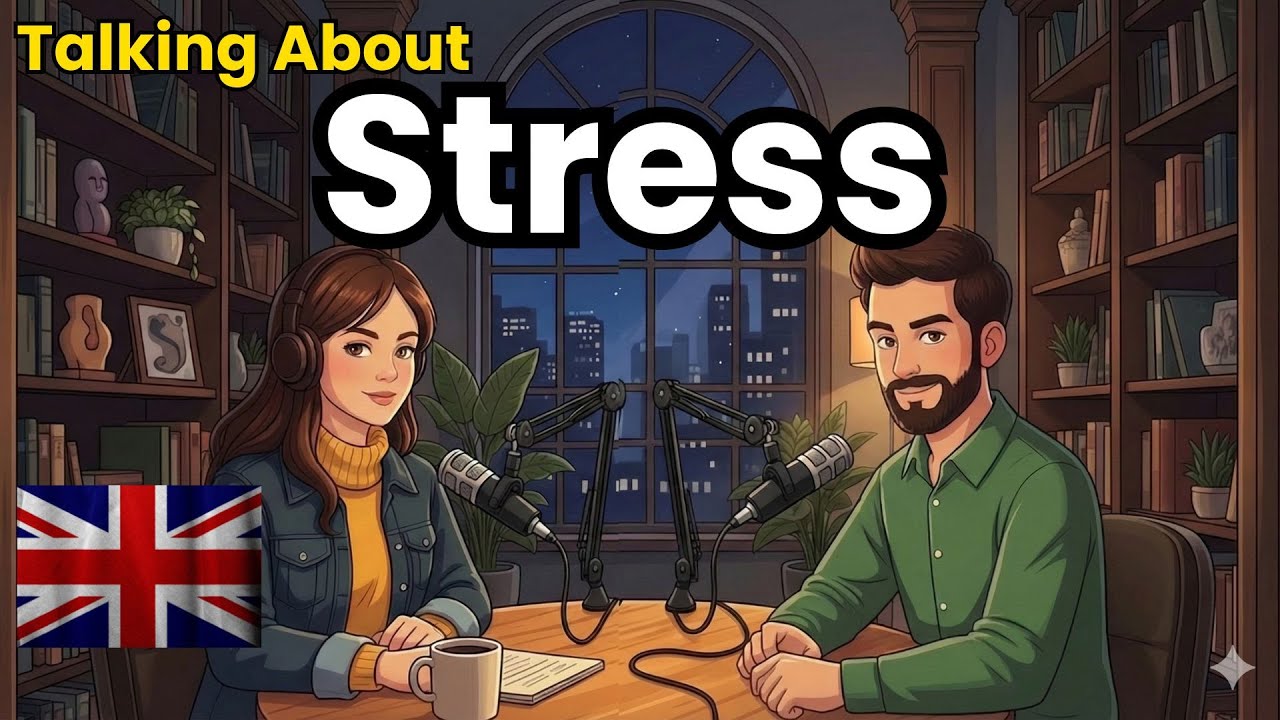 Stop Saying I am STRESSED | English Conversation Practice