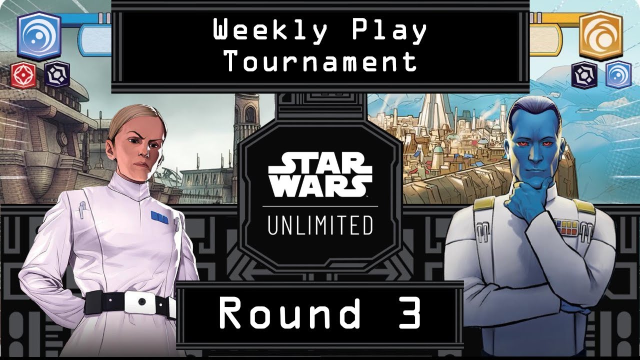 Star Wars Unlimited Premier SEC: Dedra Meero (SEC) Blue vs. Grand Admiral Thrawn (JTL) Force Yellow