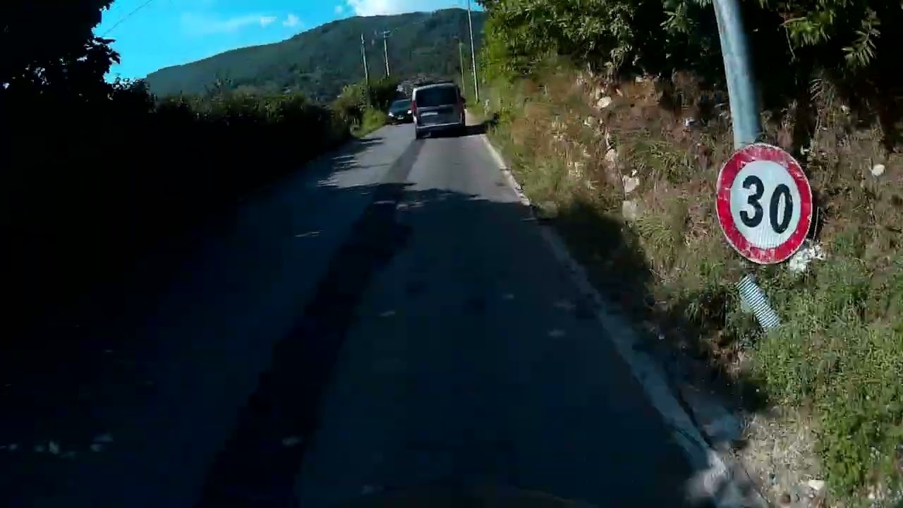 Da Maiori a Angri sud casello via tramonti - valico di chiunzi