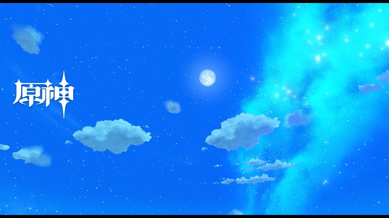 原神BGM 秋沙銭湯のBGMを聞きながら空を眺める1時間 作業用/ASMR/環境音