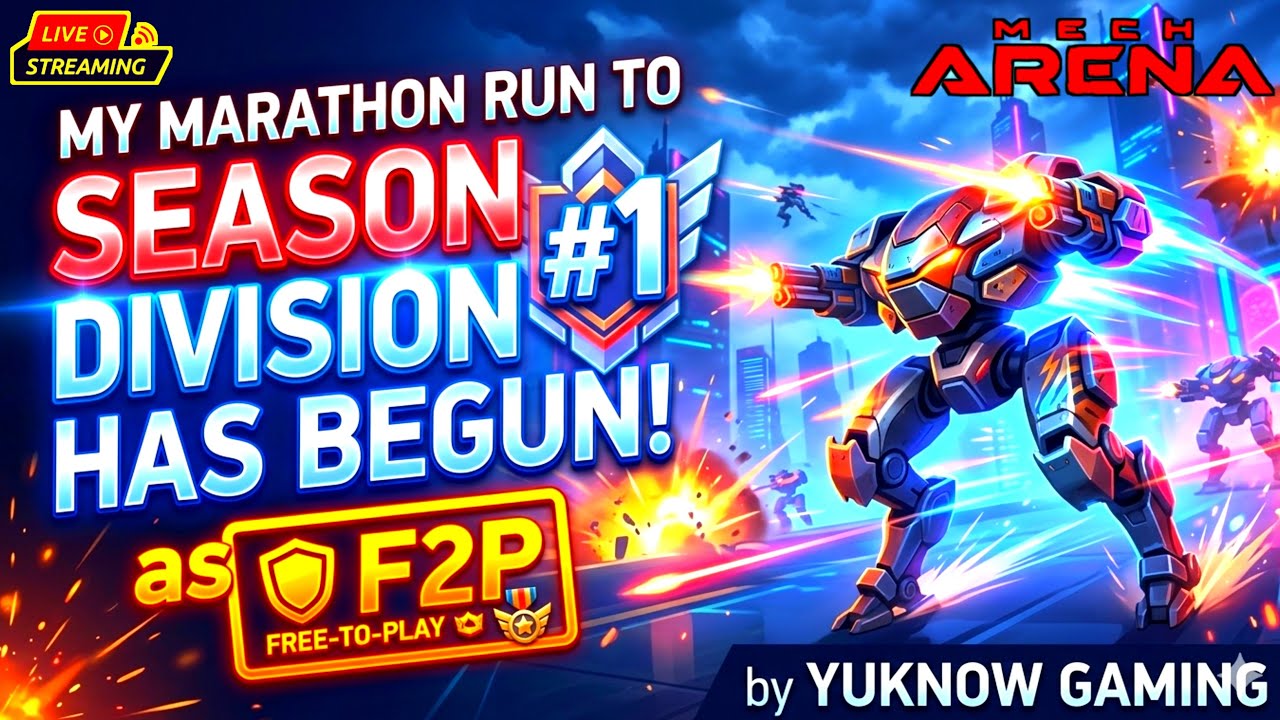 MA #13 || 🔥 Struggle Is Real In Season Division 🥵 F2P Here! #mecharena #mecharenalive #livestream