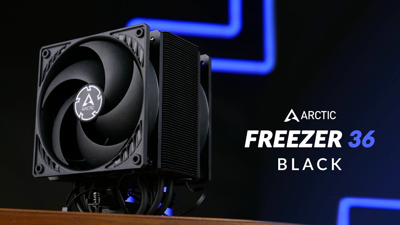 Arctic Freezer 36 Black — однобашенный воздухоохладитель King 👑