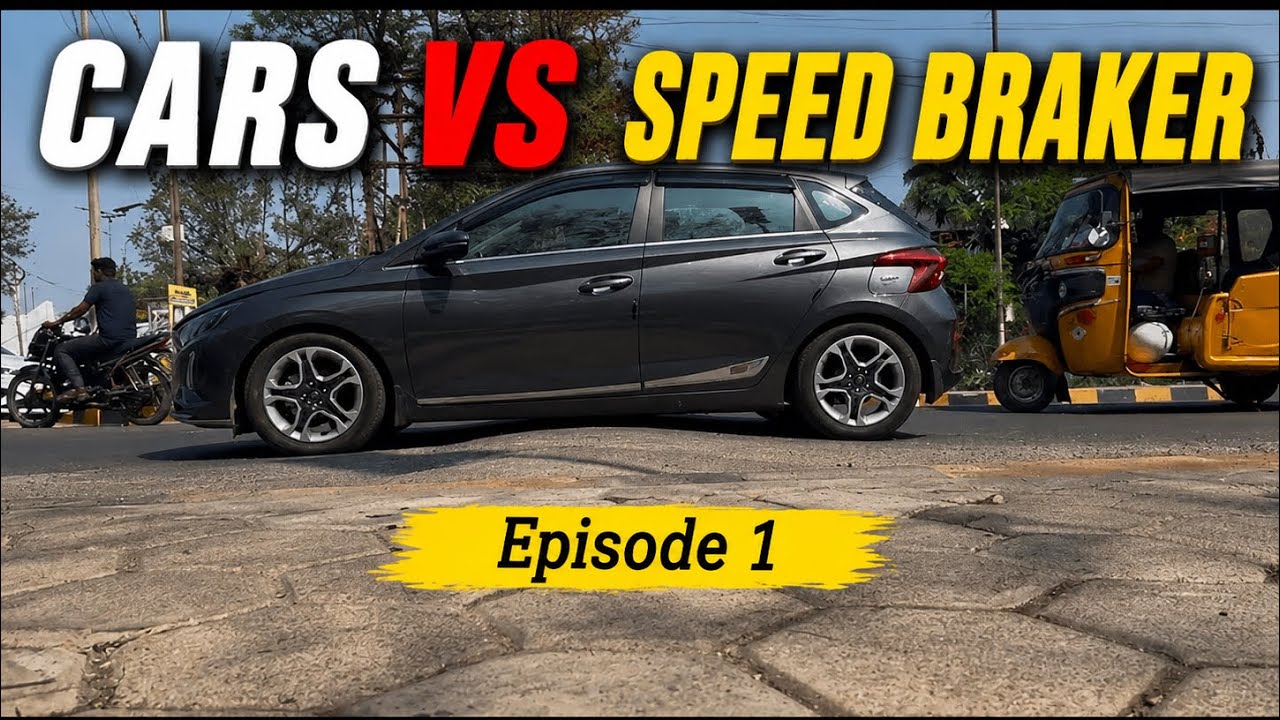 Cars vs Speed Braker Episode 1 #cars #speed #breaker #groundclearance #india #automobile 