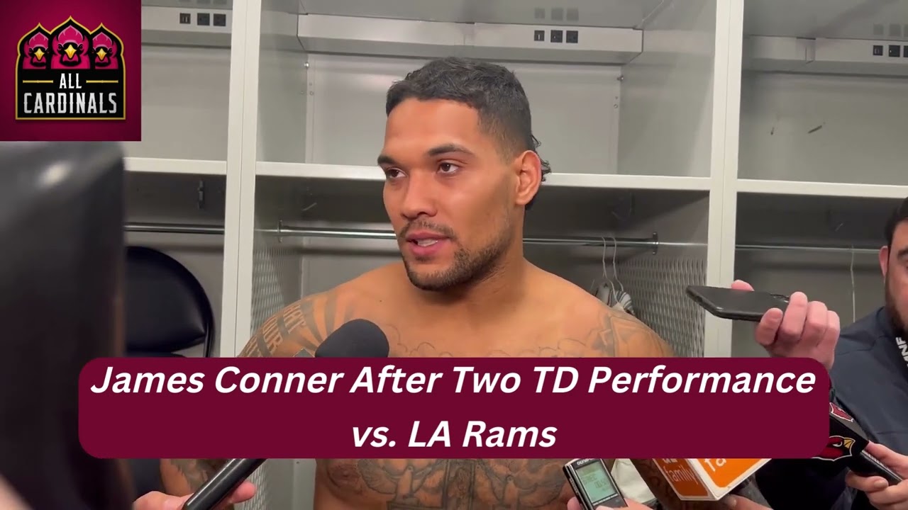 James Conner After Two TD Performance vs LA Rams