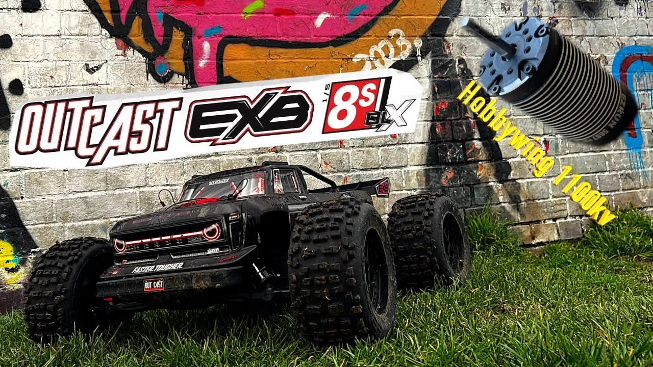 Best large scale basher? Arrma Outcast 8s EXB RTR + Hobbywing 1100KV