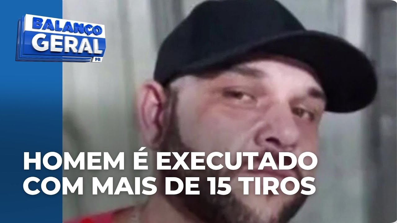 Homem é executado com pelo menos 15 dos 30 tiros efetuados contra ele em Campo Mourão, no PR