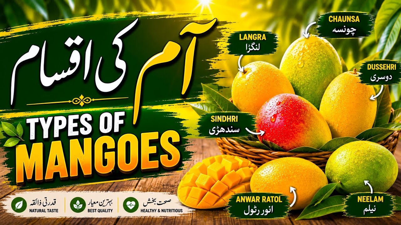 Types Of Mangoes | aamon ke naam | list of mangoes name | popular variety of mangoes