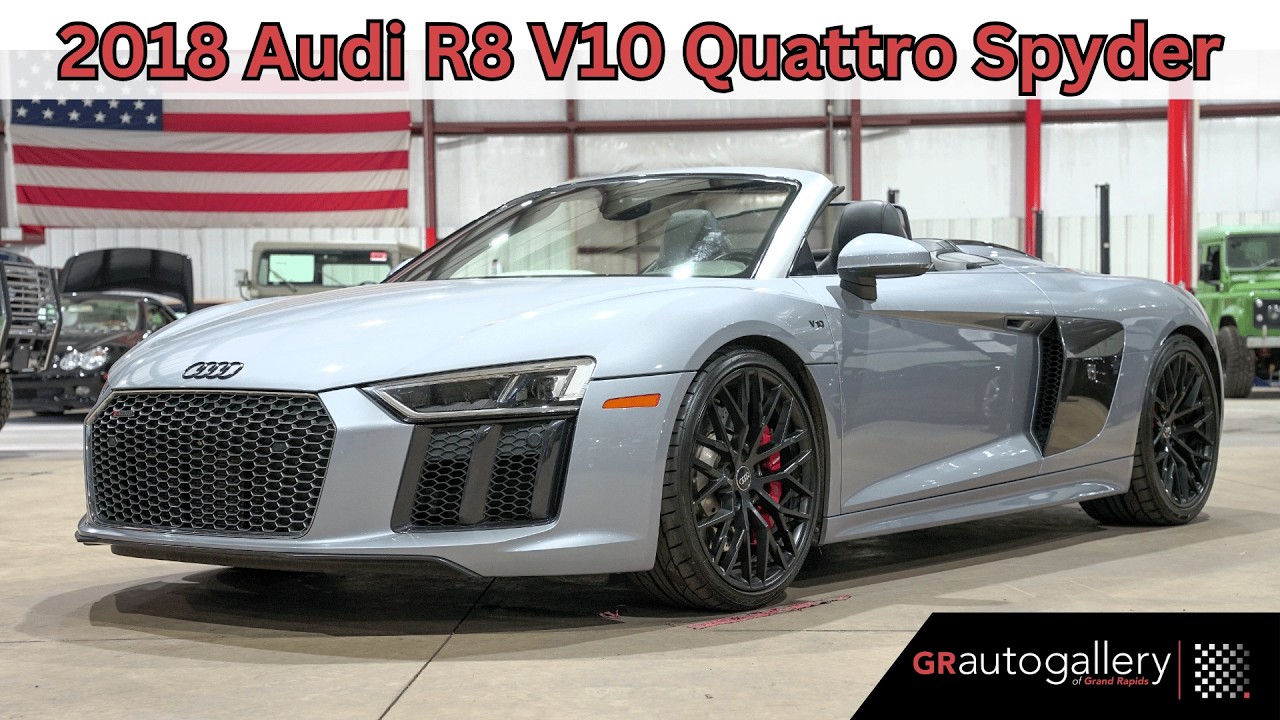2018 Audi R8 V10 Quattro Spyder For Sale - Walk Around
