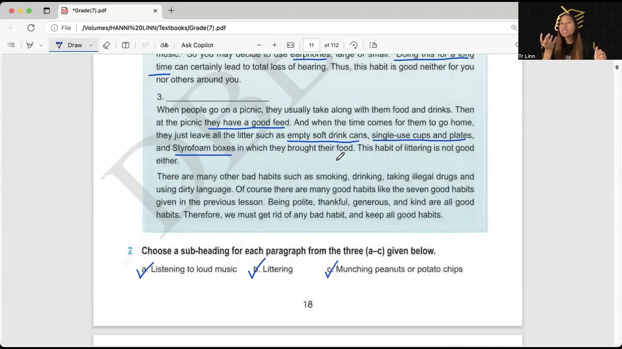 Grade(7) English Unit(2) Lesson(2) Final Part