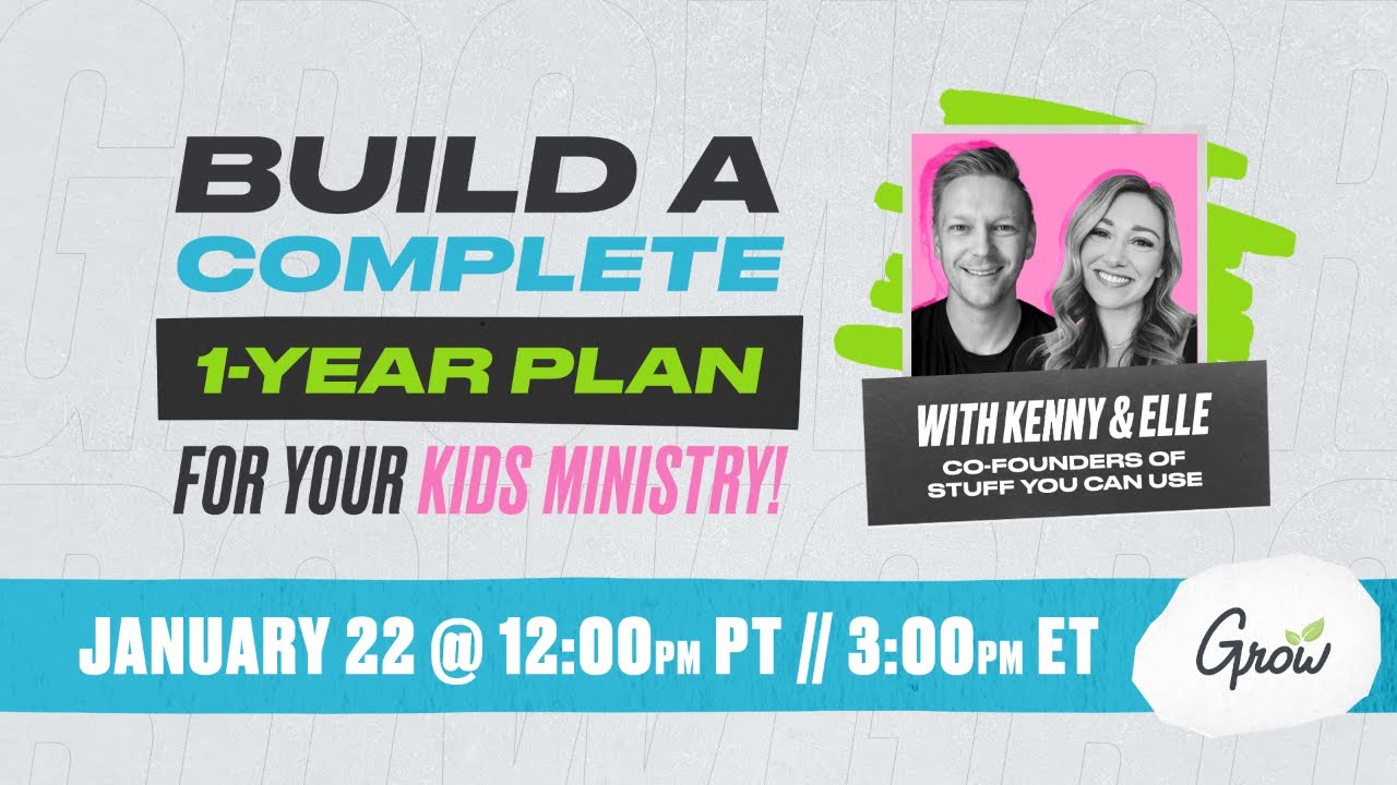 Build a Complete 1-Year Kids Ministry Plan