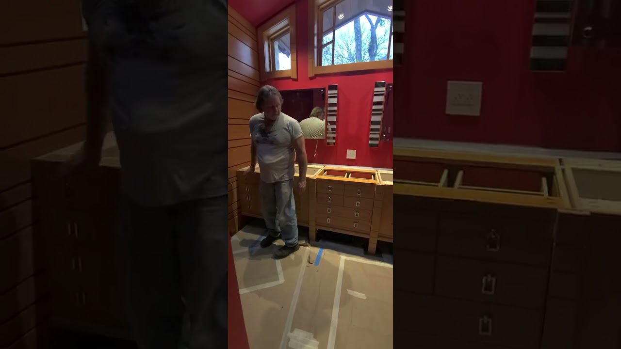 Sliding Doors on a Medicine Cabinet