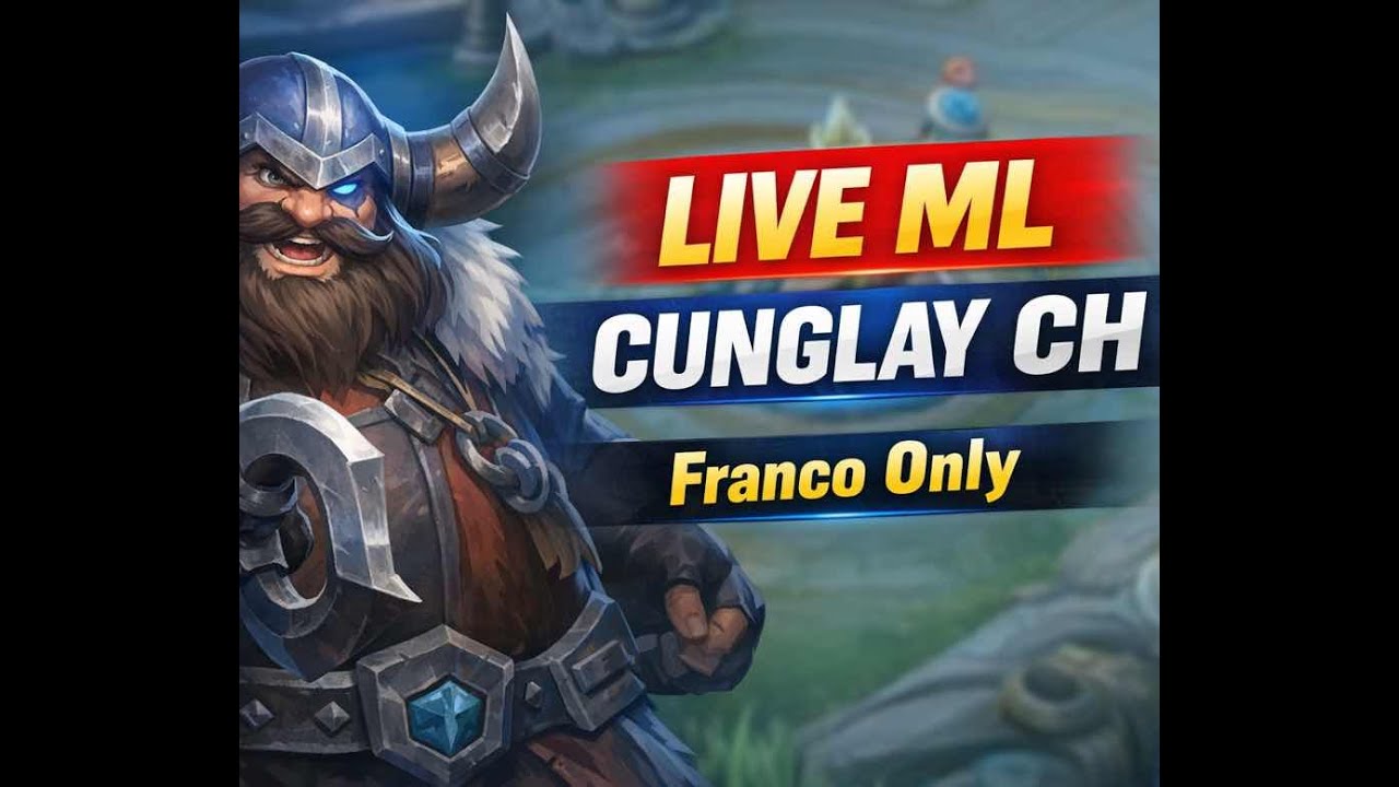 LIVE ML 🌙 Push Rank Malam | Franco Santai 🪝