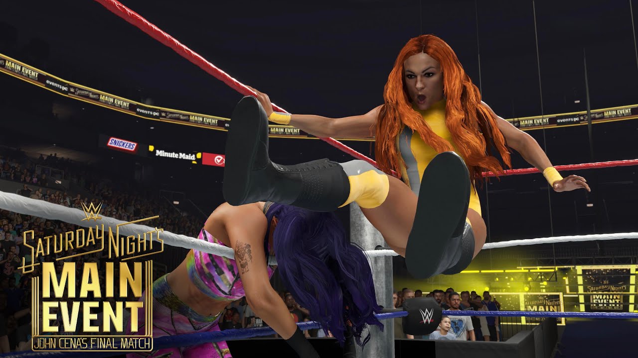 WWE 2K25 SNME WOMEN’S WORLD CHAMPIONSHIP MATCH - BAYLEY (W/LYRA VALKYRIA) VS BECKY LYNCH 