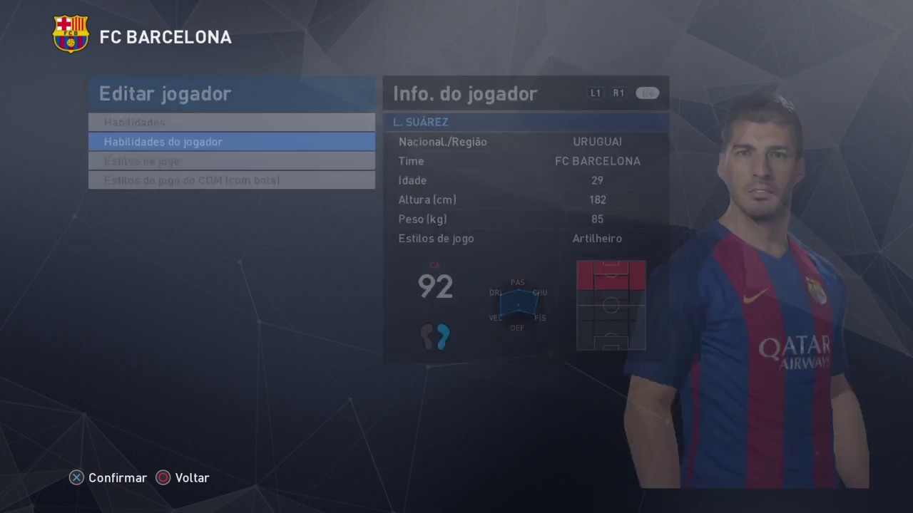 PES 2017 - EXPLICAÇÕES SOBRE HABILIDADES E ESTILOS DE JOGO