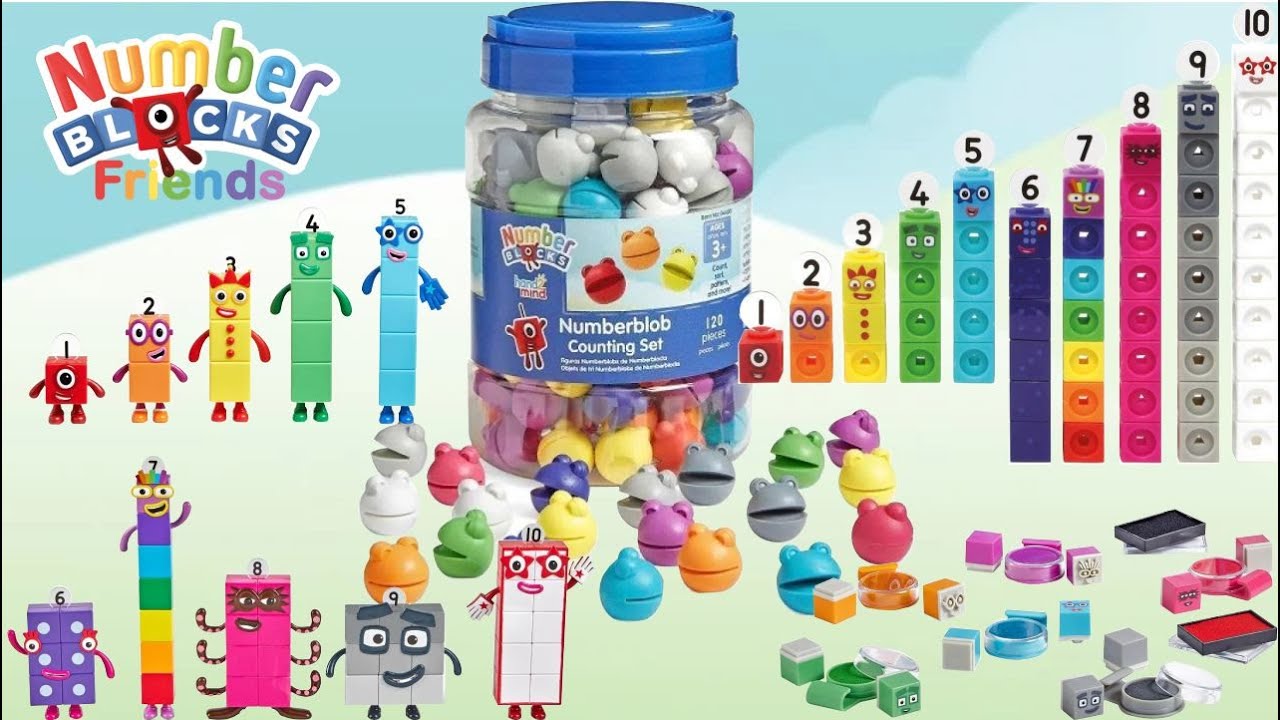 Numberblocks &ndash; Compilation Unboxing Numberblob Counting Set! Satisfying ASMR Video