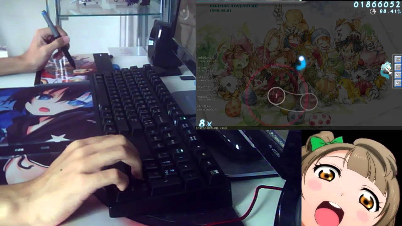 Osu Live Play : Wada Kouji - Butter-Fly [Butter-Fly]