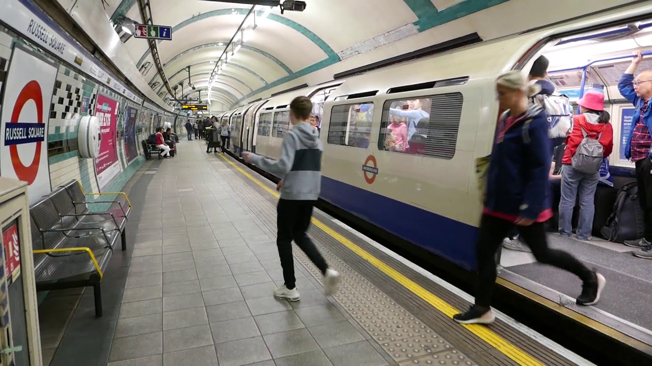 London Underground Piccadilly Line 1973 Stock Trains At Russell Square 16 August 2019