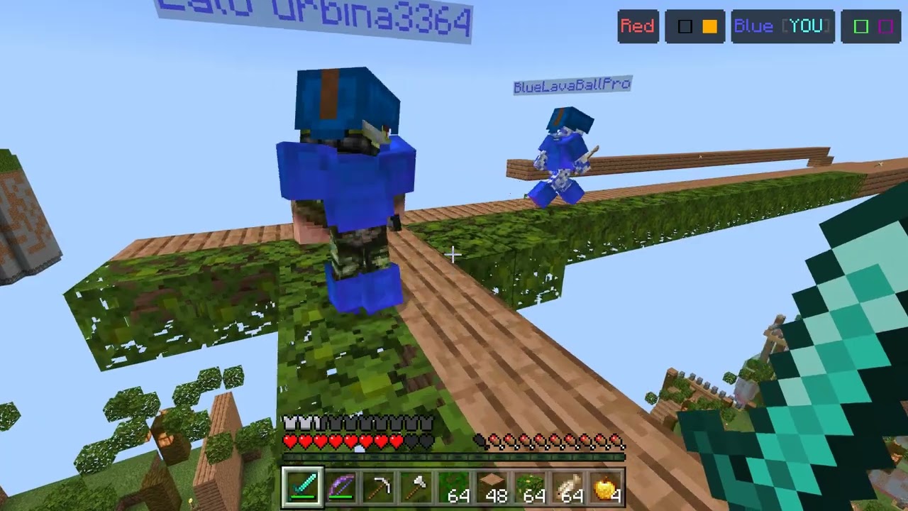 Minecraft Lifeboat Capture the wool/flag