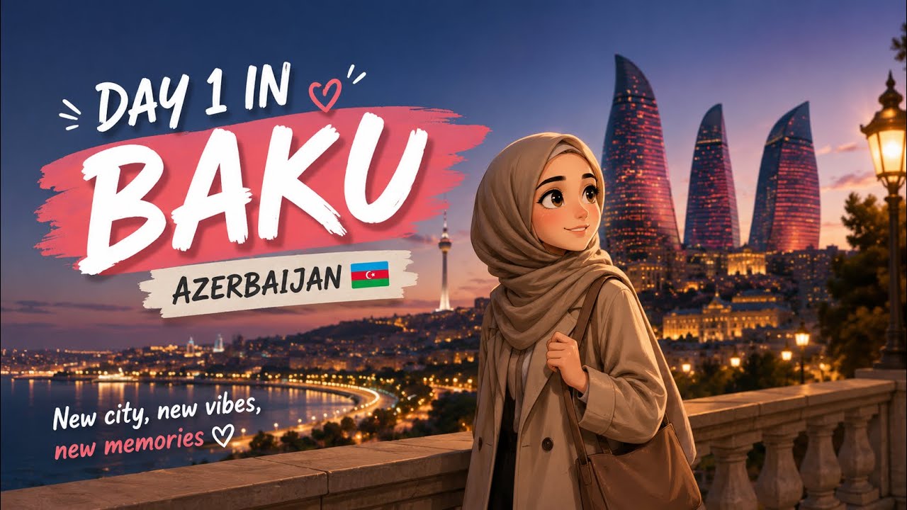 Is Baku Worth Visiting? 🇦🇿 My Honest First Impressions | Day 1 Vlog