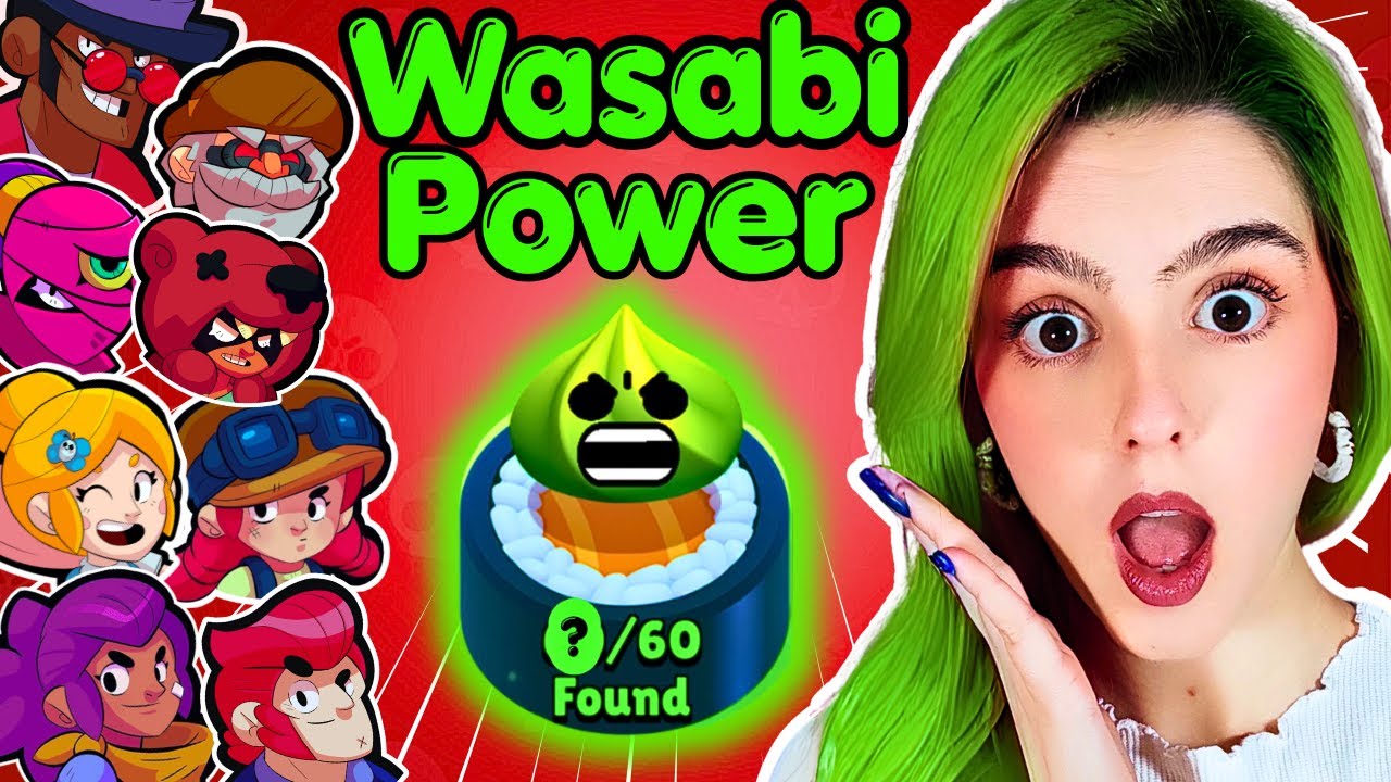 ΔΟΚΙΜΑΖΩ ΟΛΑ ΤΑ WASABI ΜΟΥ! | BRAWL STARS