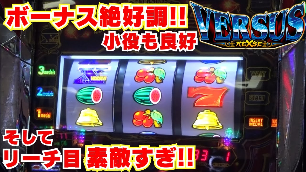 ボーナス絶好調で小役も良好！【バーサスリヴァイズ】 こんなバーサスは 楽しいに決まってる！そしてリーチ目が素敵すぎる！いつもありがとう！【12月14日 デルグランド上横田店 中山馬鹿実践取材】