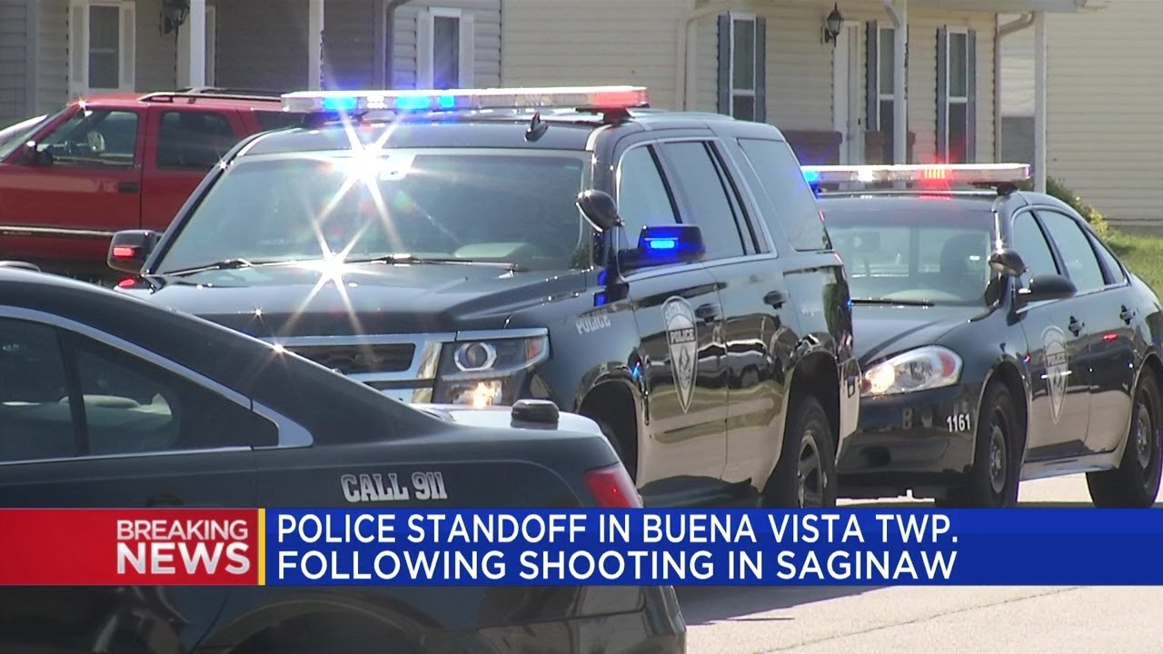 Police standoff in Buena Vista Twp. following shooting in Saginaw