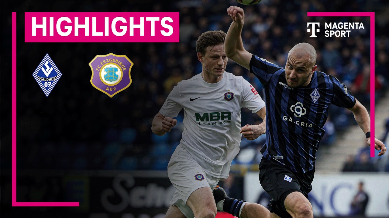 SV Waldhof Mannheim - Erzgebirge Aue | Highlights 3. Liga | MAGENTA SPORT