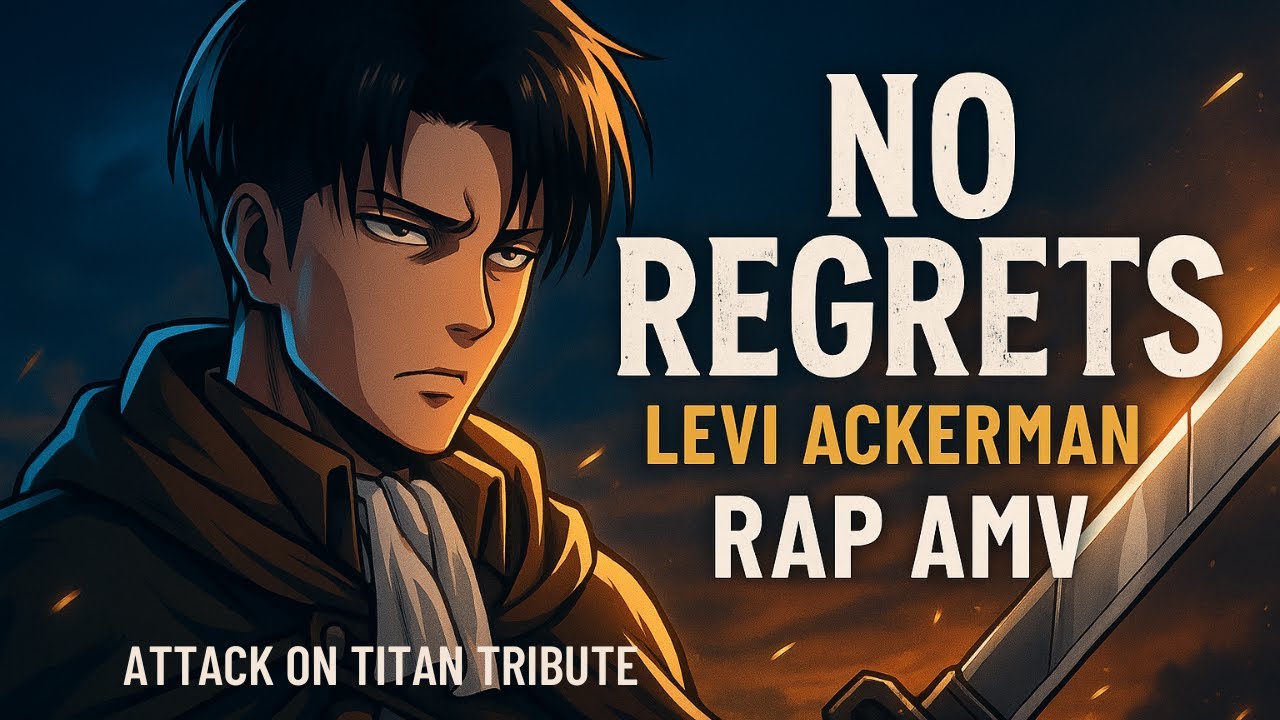 No Regrets ⚔️ | Levi Ackerman Rap AMV | Attack on Titan Tribute (Anime Music Video)