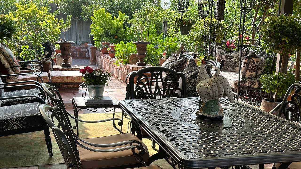 French Country Cottage Inspired Patio