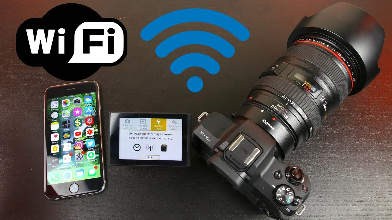 Настройка Wi-Fi для Canon EOS M50