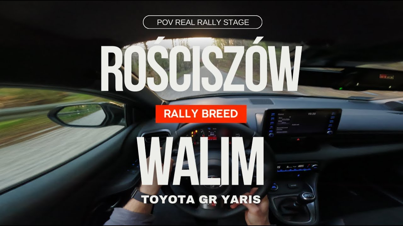GR YARIS Rosciszow Walim real rally stage