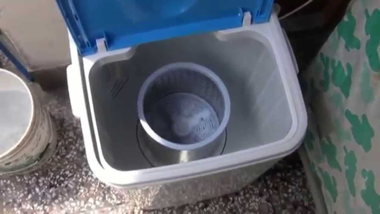 How to dry Clothes in DMR Mini Washing Machine (Hindi) (1080p HD)