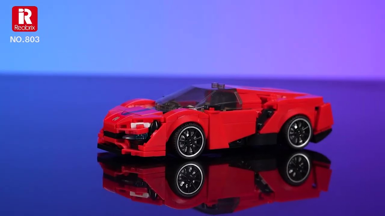 Klocki REOBRIX 803 Samochód sportowy Hypersport (301 elementów)