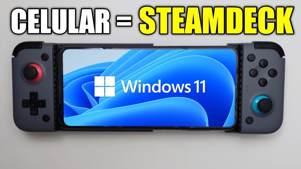 Convert&iacute; MI CELULAR en una PC GAMER con WINDOWS 11