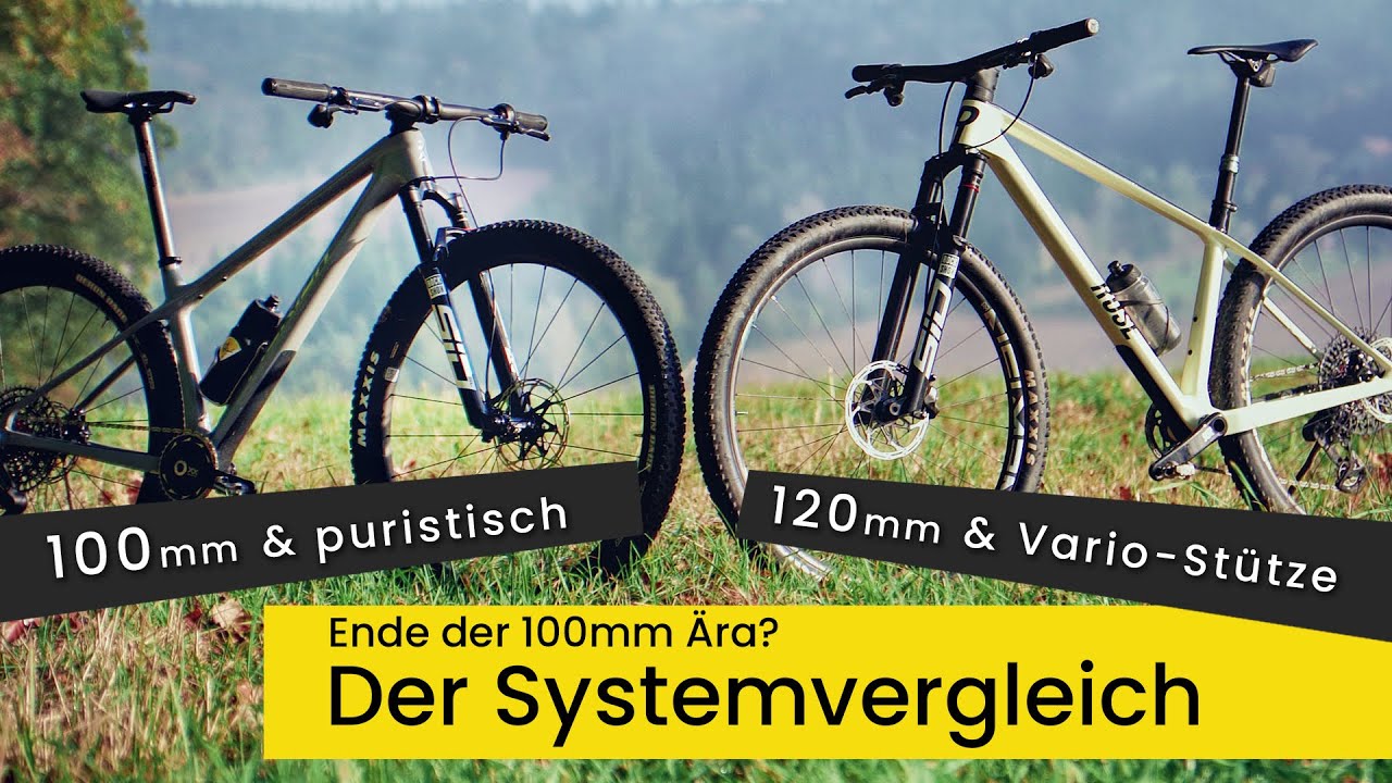 Der Racebike Systemvergleich 2024– sind 100 Millimeter Hardtails tot?