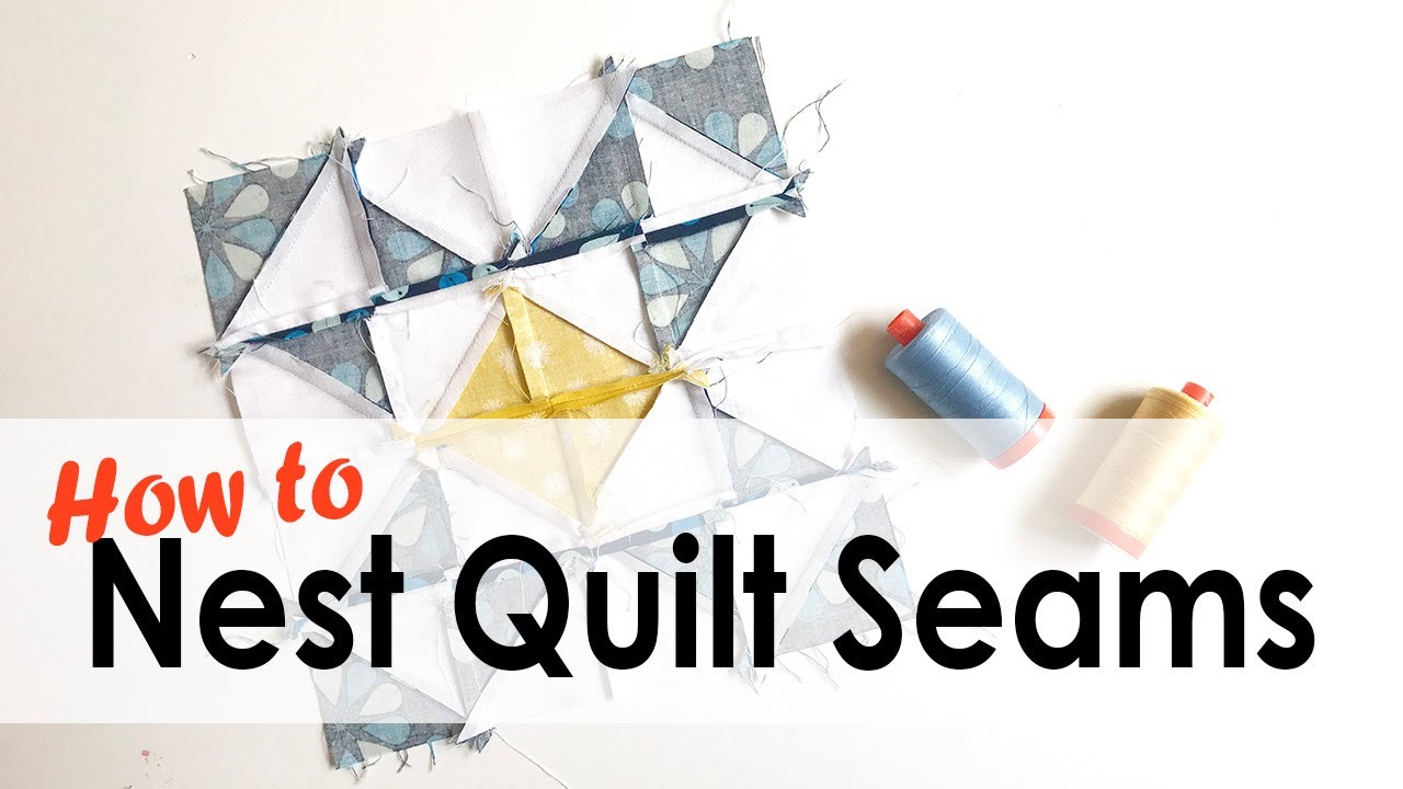 How to Nest Seams for Flatter Quilt Blocks with On Williams Street