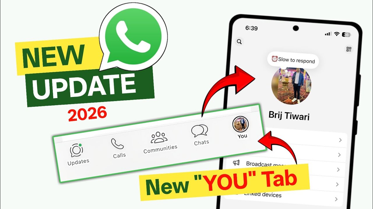 WhatsApp New Update 2026 | Profile Icon Shifted & 