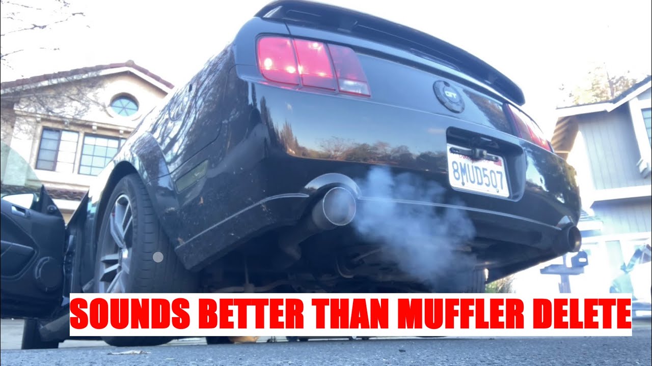 2005 Ford Mustang GT PYPES VIOLATOR EXHAUST SOUND HOW TO INSTALL