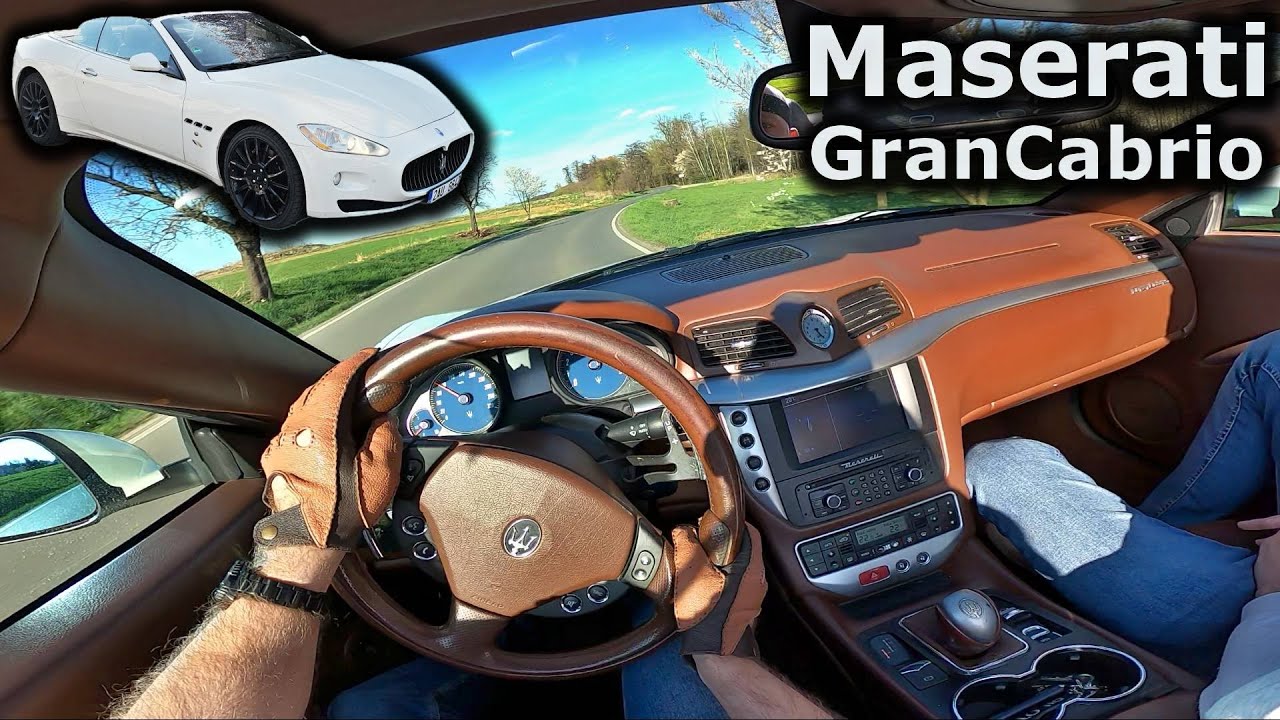Raw V8 Power: 2012 Maserati GranCabrio POV Drive | Best Sound Ever!