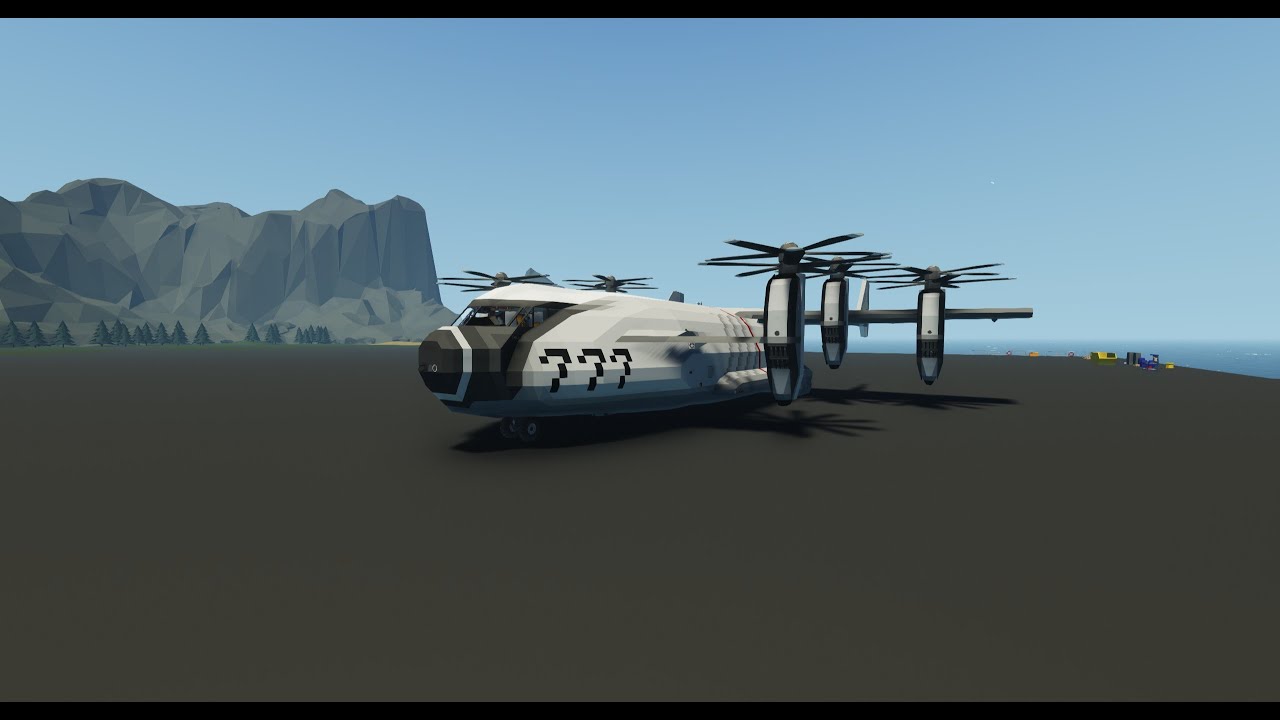 Probando y Pilotando el VL777 White-Witch en Stormworks Build and Rescue.