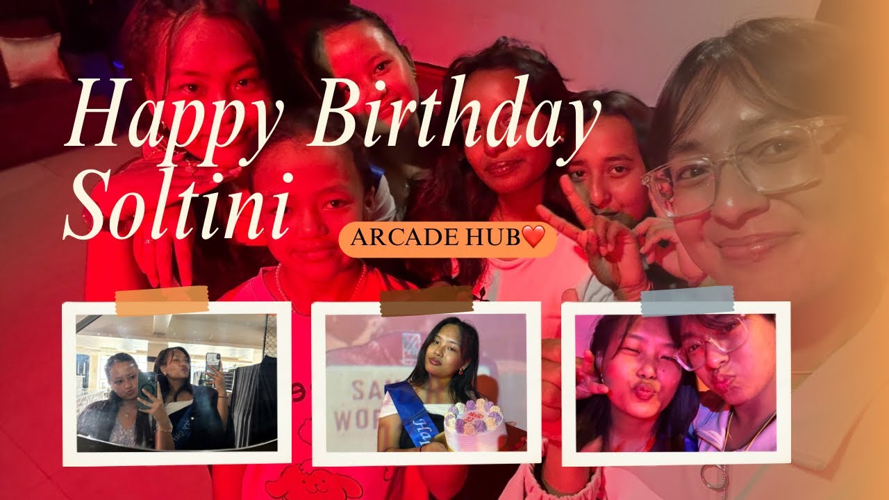 Happy birthday Alisa Soltini❤️ || My first vlog🥰 || #arcadehub #birthday #chahanamuktan_