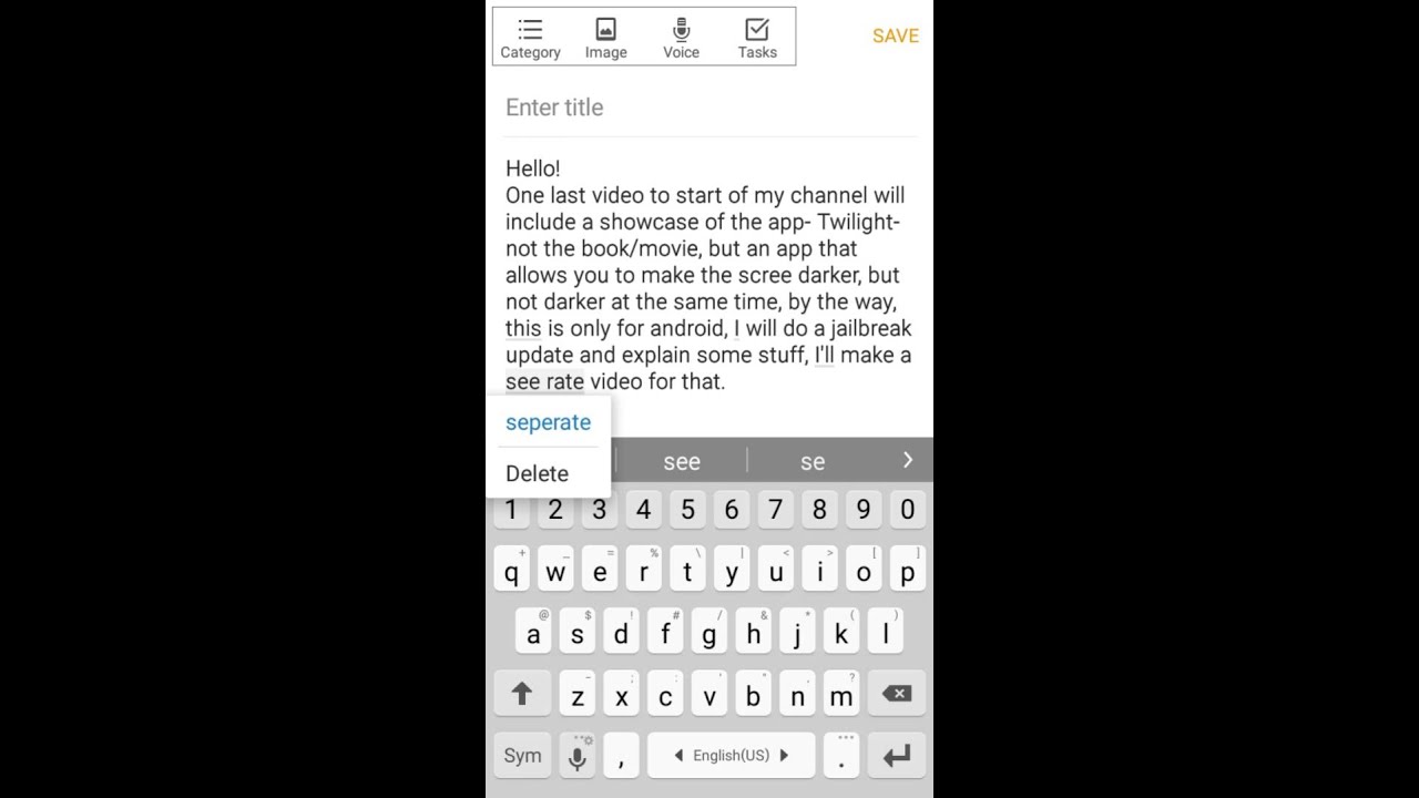 Twilight- App showcase, only for ANDROID
