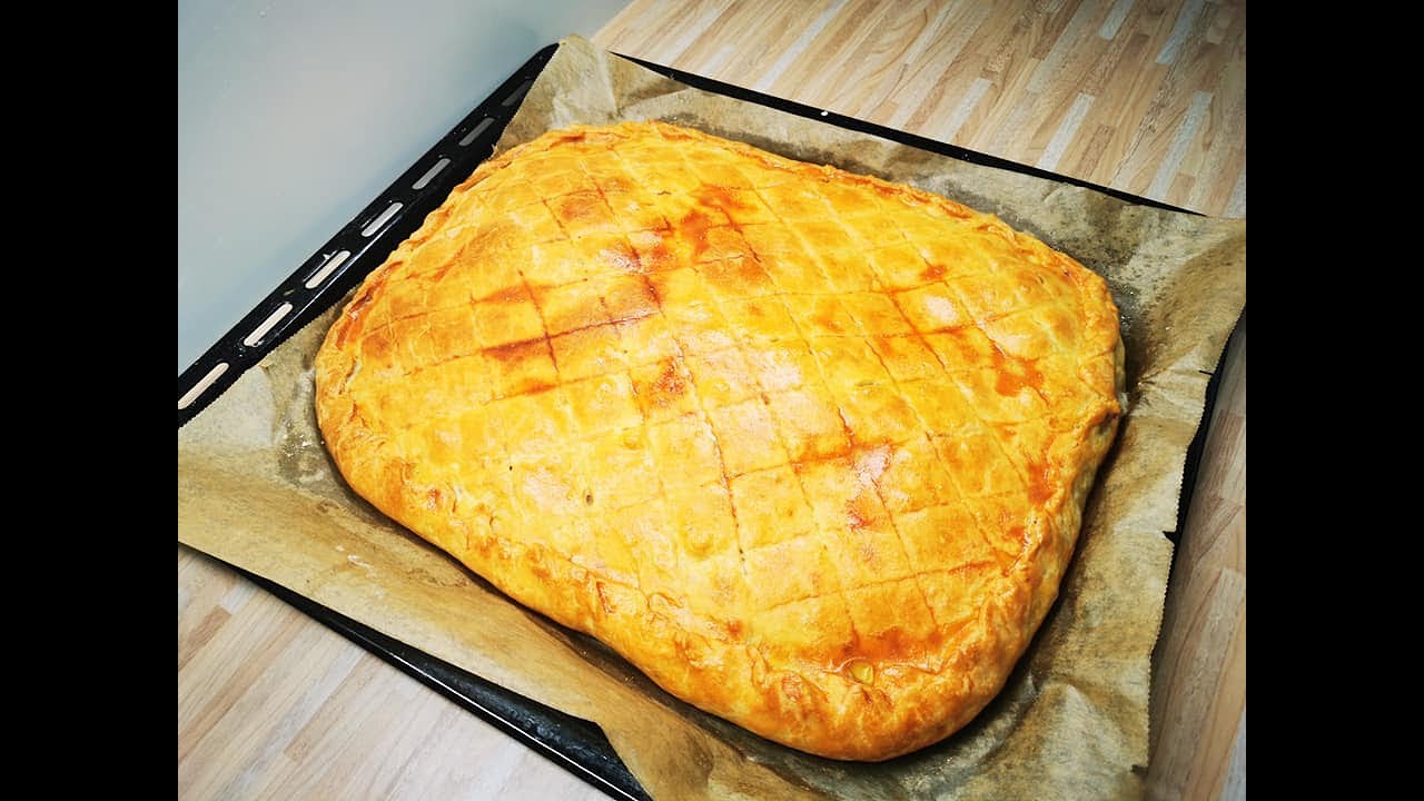 Pirogge mit Rinderhack und Kartoffeln, zergeht auf der Zunge 😋 Piroggen Rezept