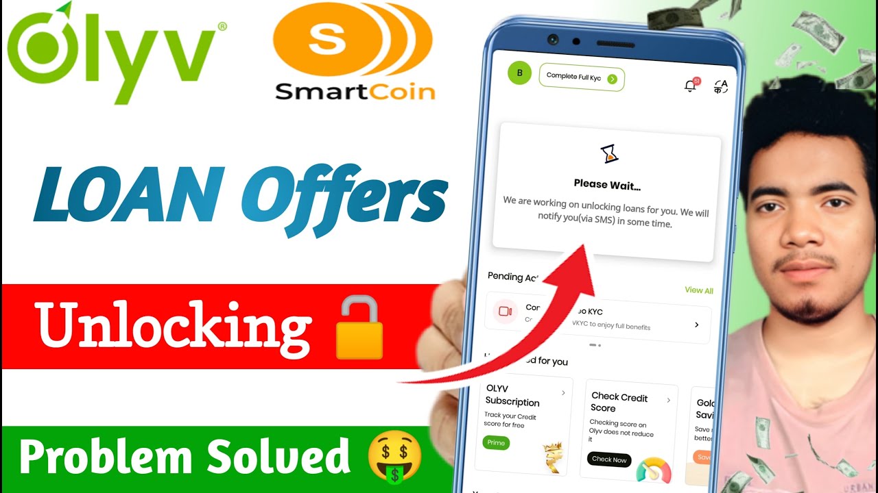 Olyv Loan Offer Unlock Problem ! Olyv loan Offer Not Available Problem ! smartcoin loan app