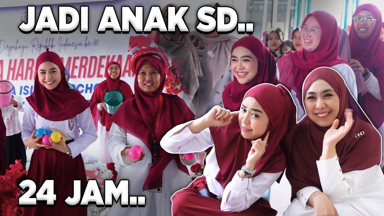 24 JAM RICIS JADI ANAK SD !!!