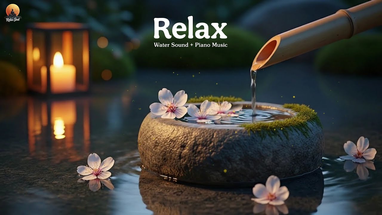 Instant Peace of Mind 🌿 Bamboo Water Sounds & Relaxing Music, Anxiety Relief